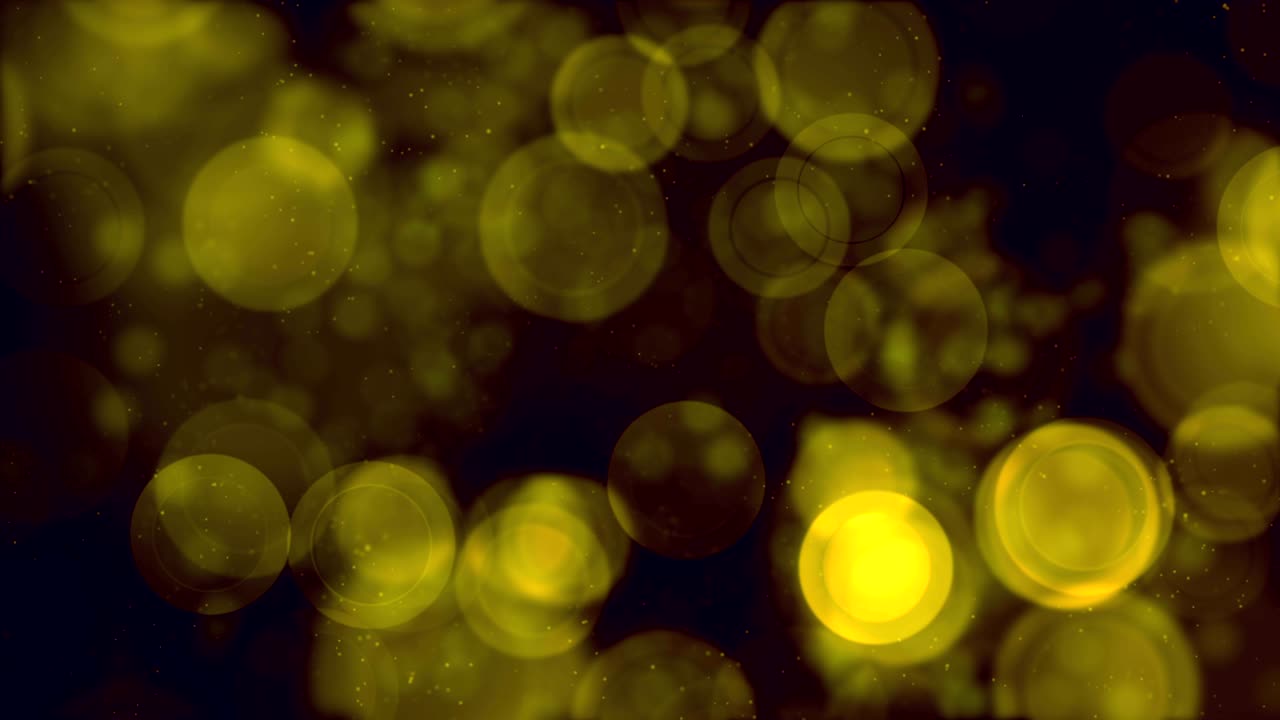 fondo de partículas suaves doradas bucle sin costuras