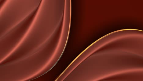 abstract red fabric background with gold accents
