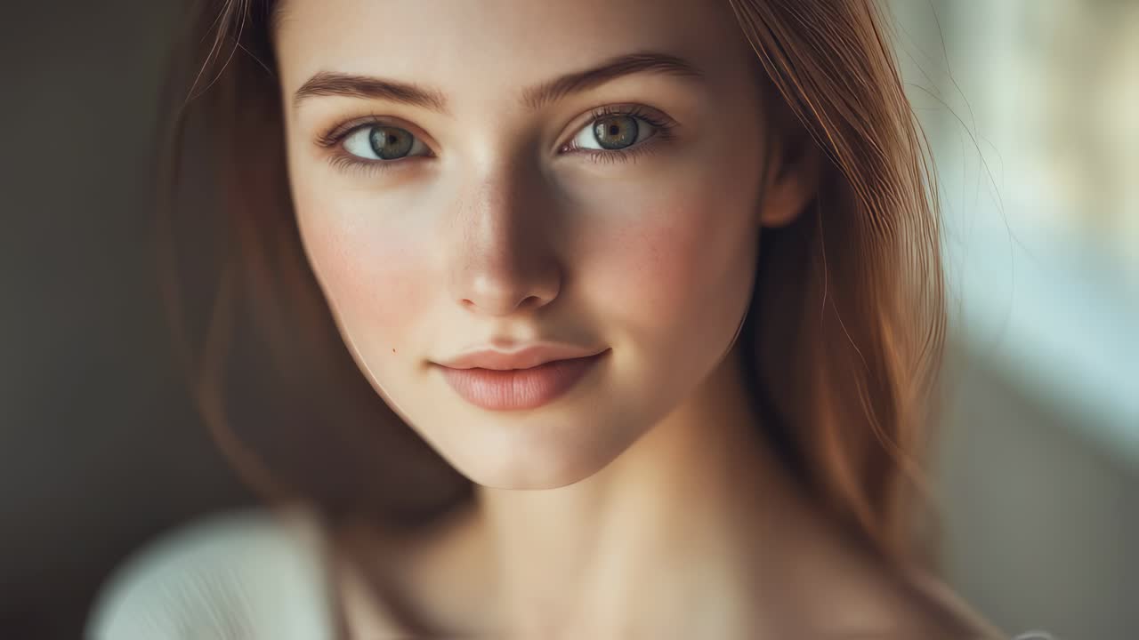 retrato de una mujer joven