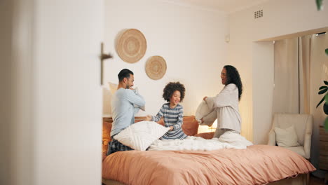 family pillow fight