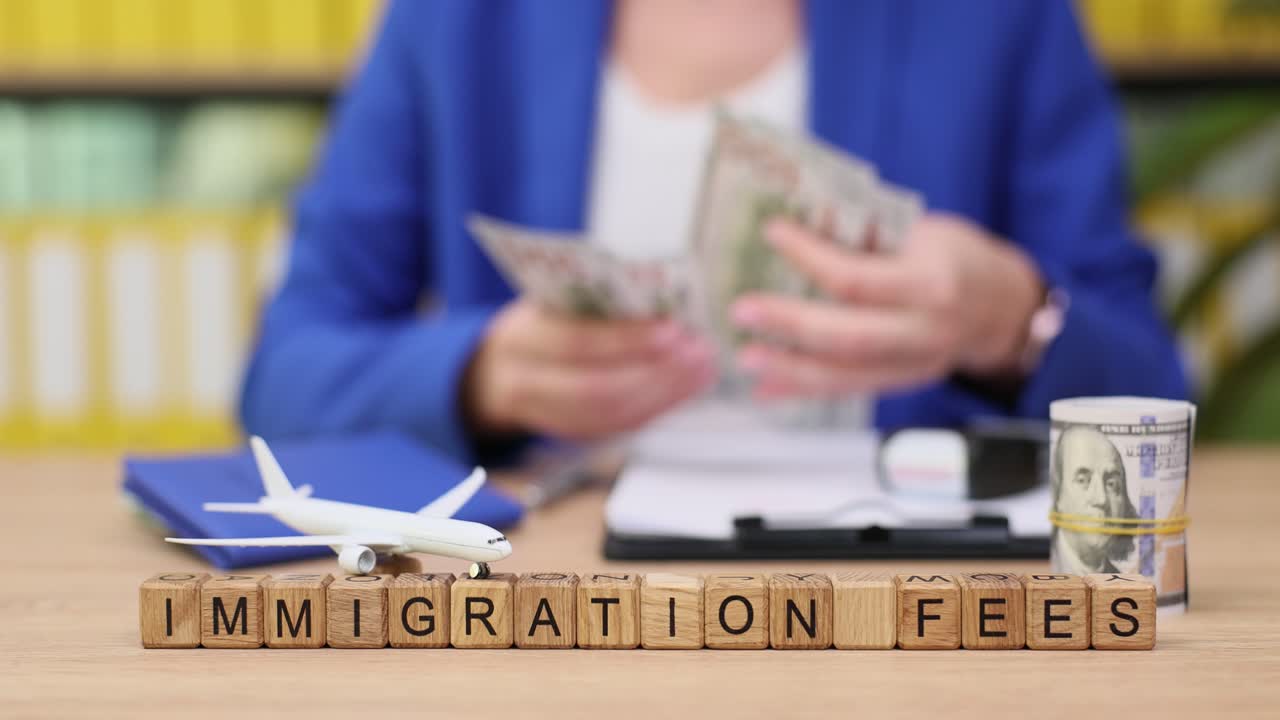 Immigration Fees Concept