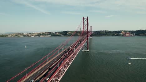 25 de abril bridge in lisbon, portugal