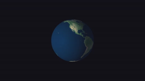 Animation-of-a-sphere-representing-planet-Earth-,-with-its-continents-and-oceans