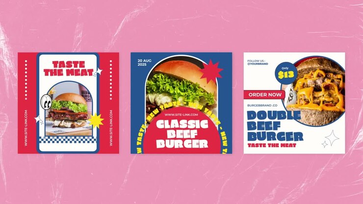 Burger-mainokset