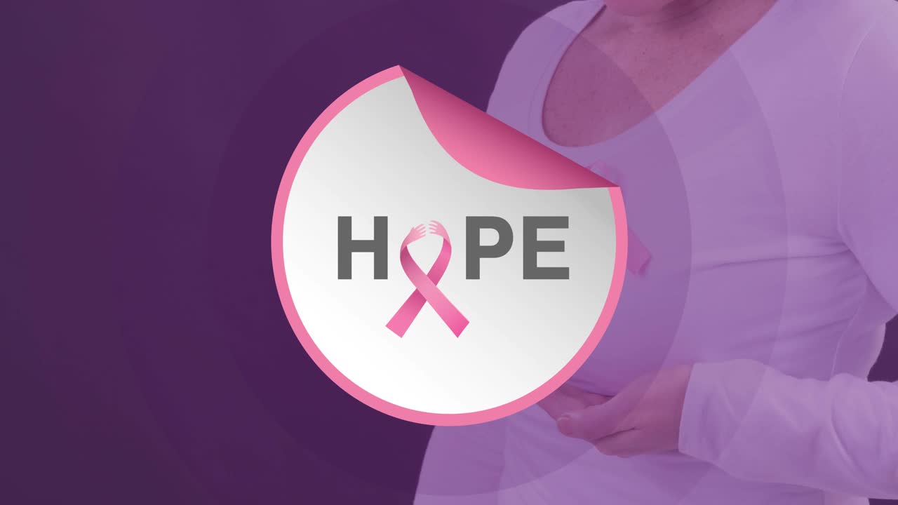 백인 여성에 대한 유방암 인식 텍스트의 애니메이션