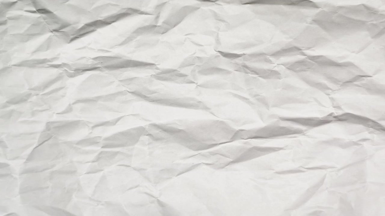 Close-up of White Crumpled Paper Texture