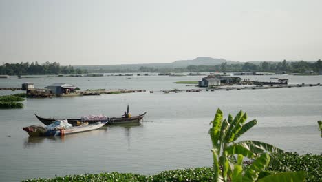fishing village on a river