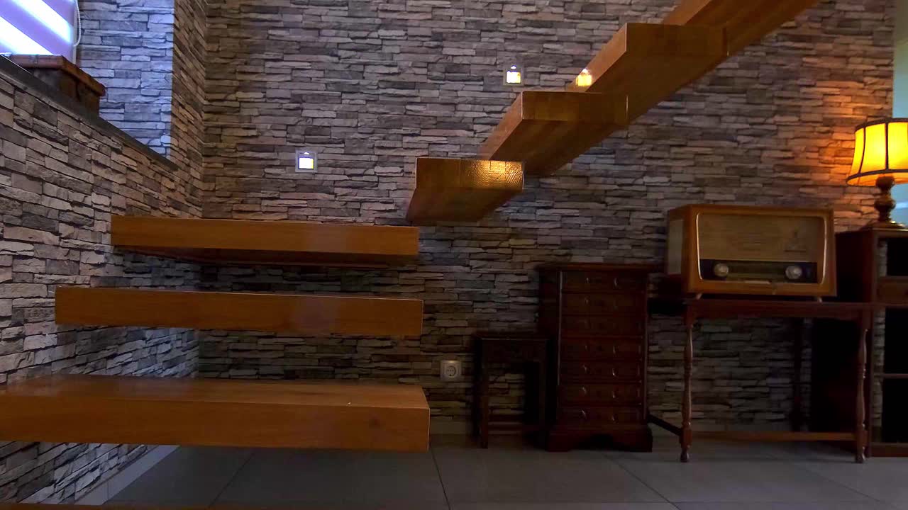 Fancy stairs in the house