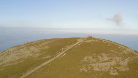 parallax at slieve donard peak, mourne mountains