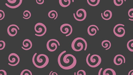 Dark red spiral lines in vertigo