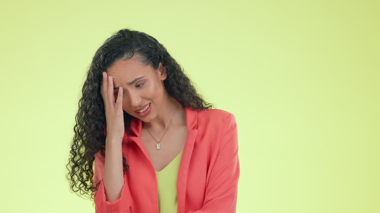 Disappointed, annoyed and businesswoman