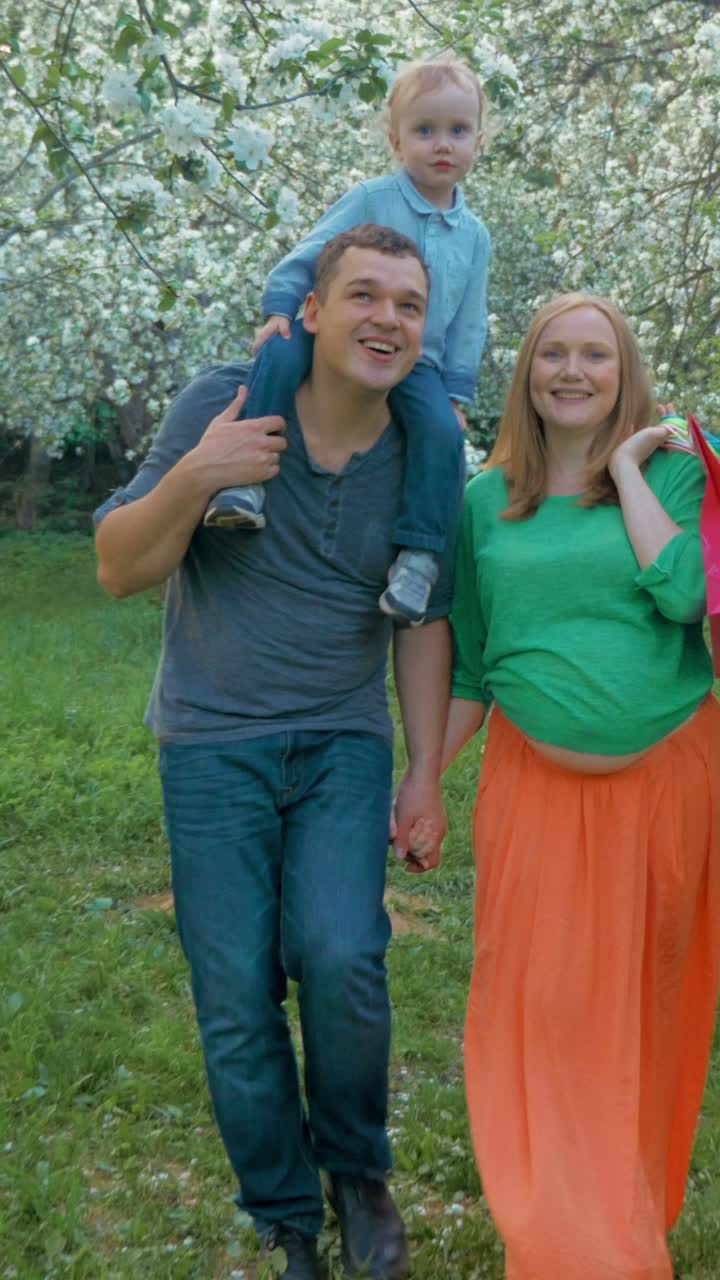 Family enjoying a day in the park