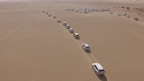 cars in a desert