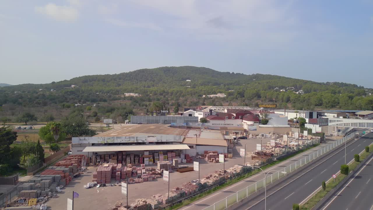 이비자 섬의 스페인 고속도로