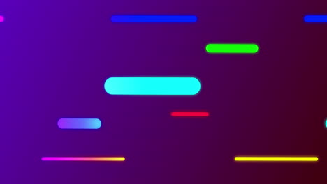 rastros de luz coloridos que se mueven diagonalmente contra un fondo púrpura