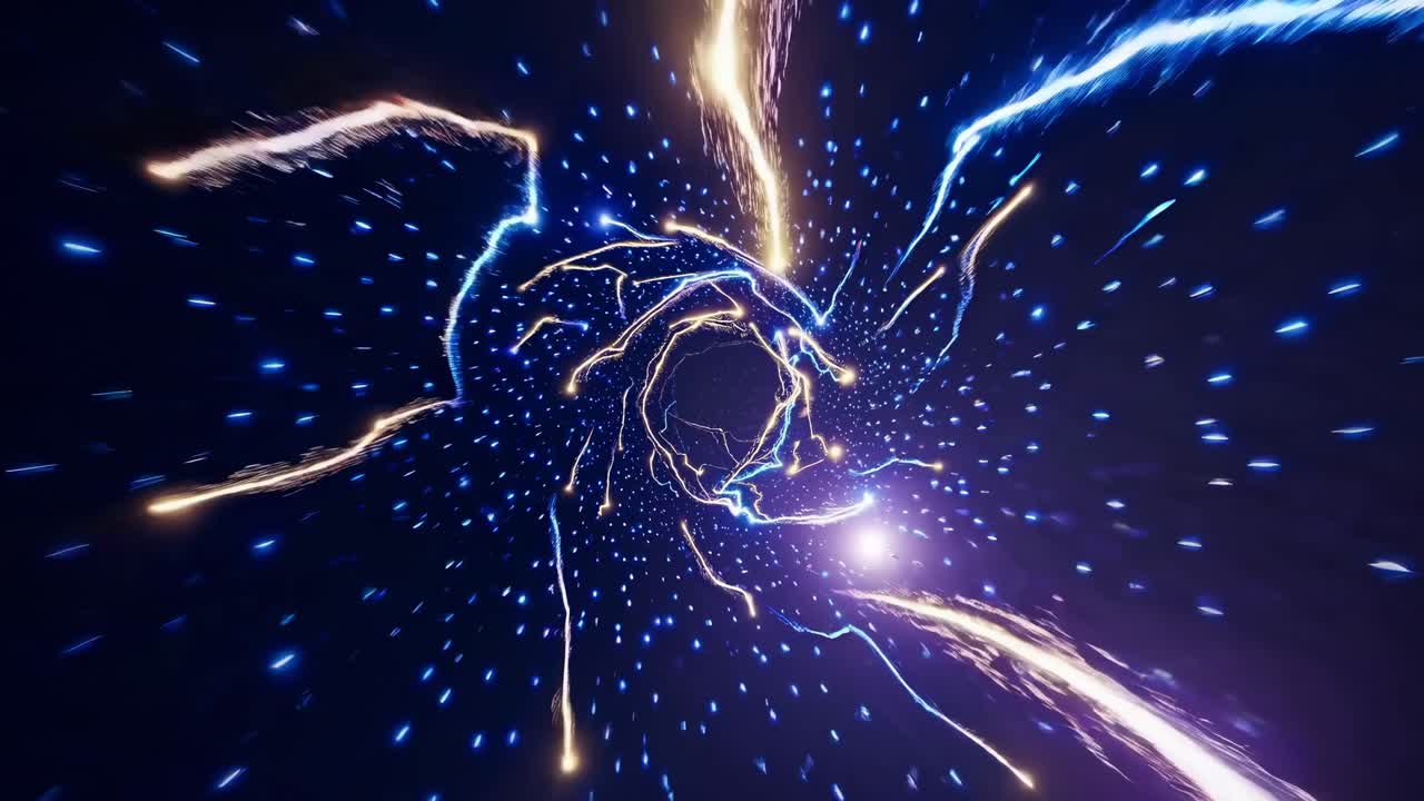 túnel espacial abstracto