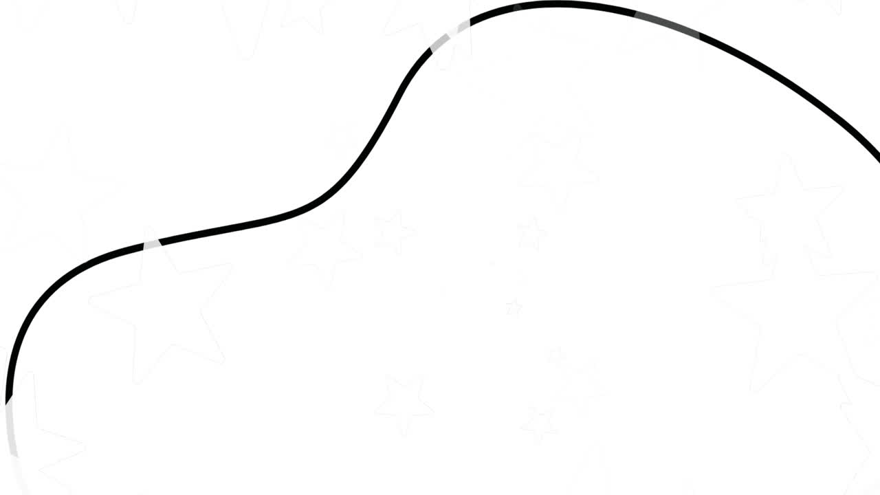 색 배경 위의 모양의 애니메이션