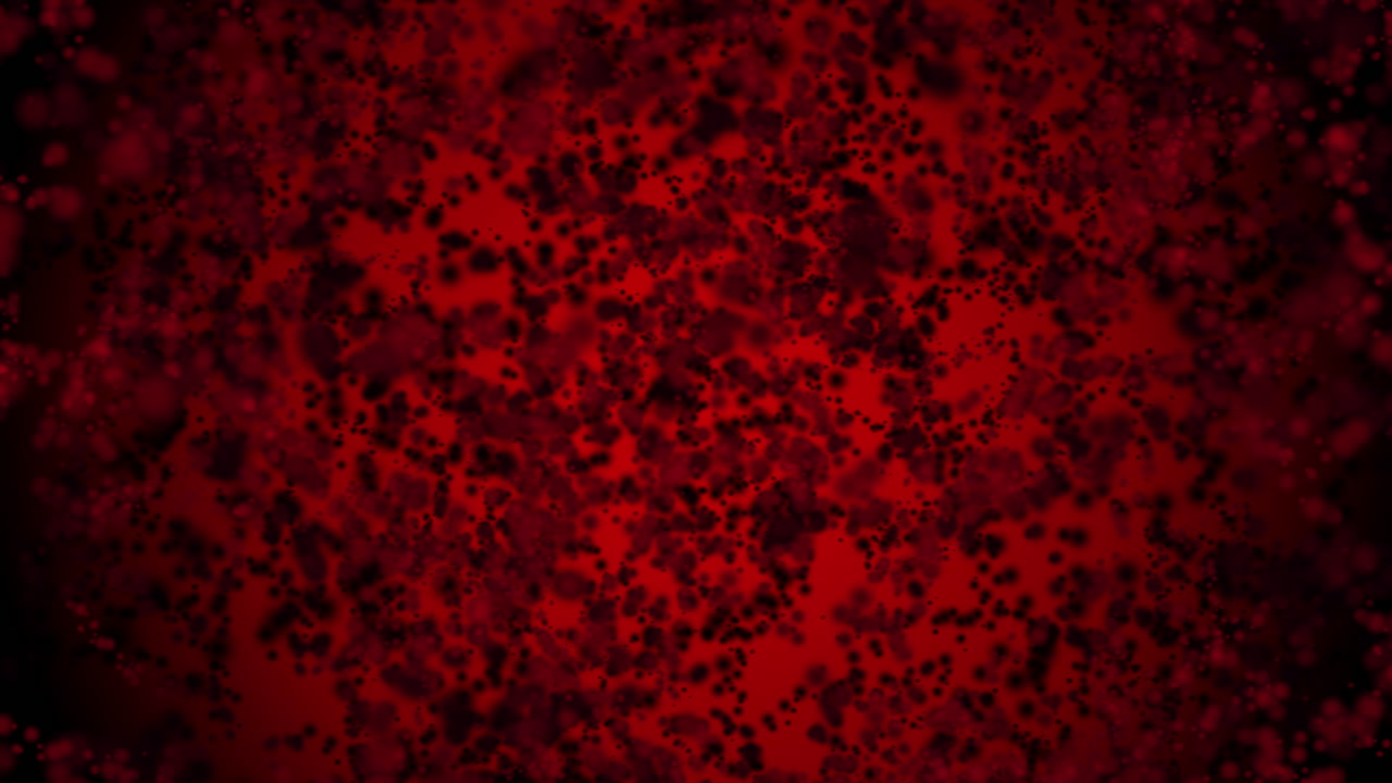 Micro particles moving in red space