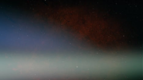 animation of light trails on red background