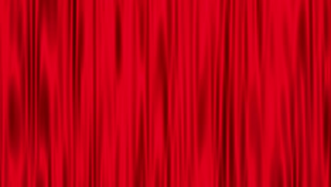 red curtain rippling animation