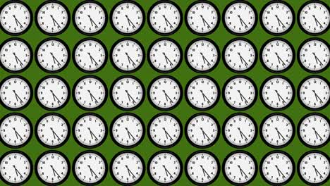 animación de fondo del reloj. bucle sin costuras