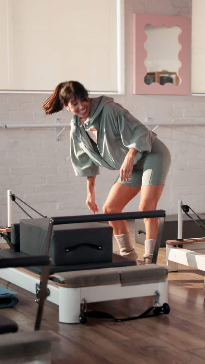 Sesión de entrenamiento de pilates