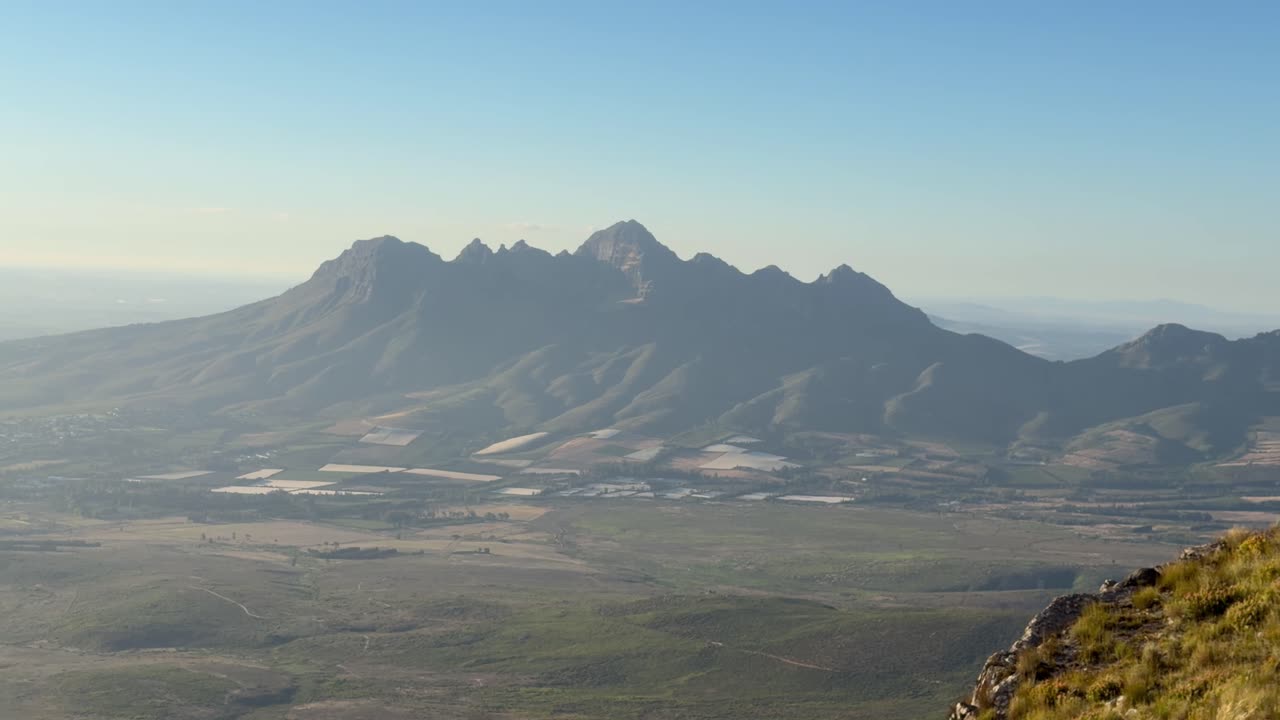 Berge in der Region Somerset West bei Kapstadt, Südafrika