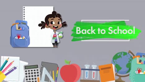 Back-To-School-text-and-multiple-school-icons-against-grey-background