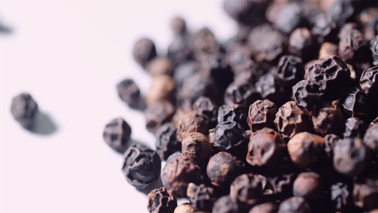 Fresh Dry Pepper Rotating On Table 3