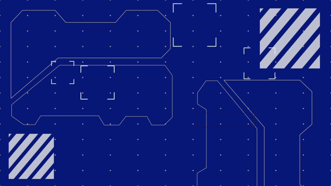 pantalla digital de la computadora de la nave espacial