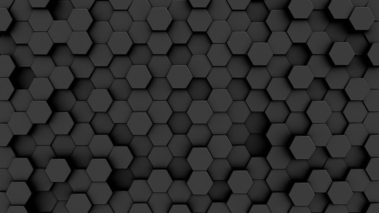 patrón geométrico de hexágono oscuro