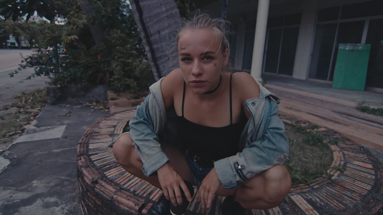 Stylish Woman in Urban Setting