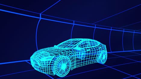 dibujos técnicos en 3d del coche 4k