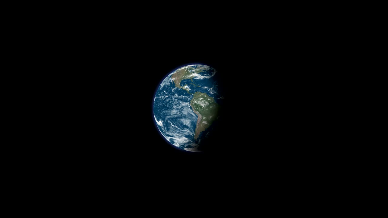 vista de la tierra desde el bucle espacial