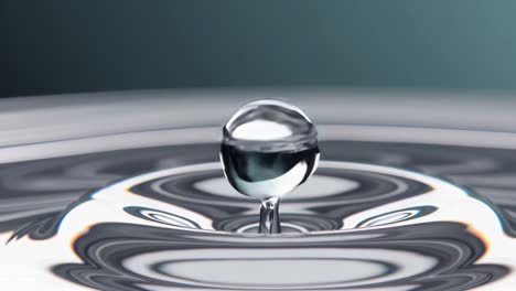 gotas de agua salpicaduras y ondas