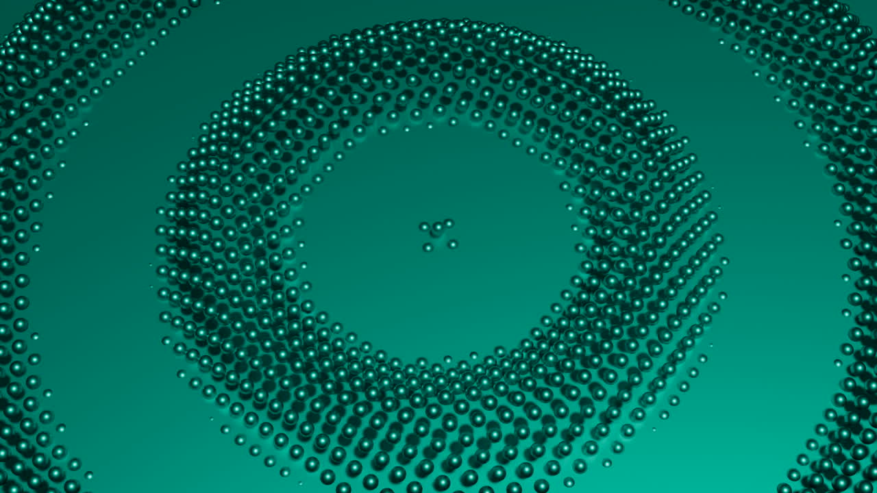 anillos de esfera de color azul abstractos