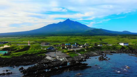 mount rishiri on rishiri island