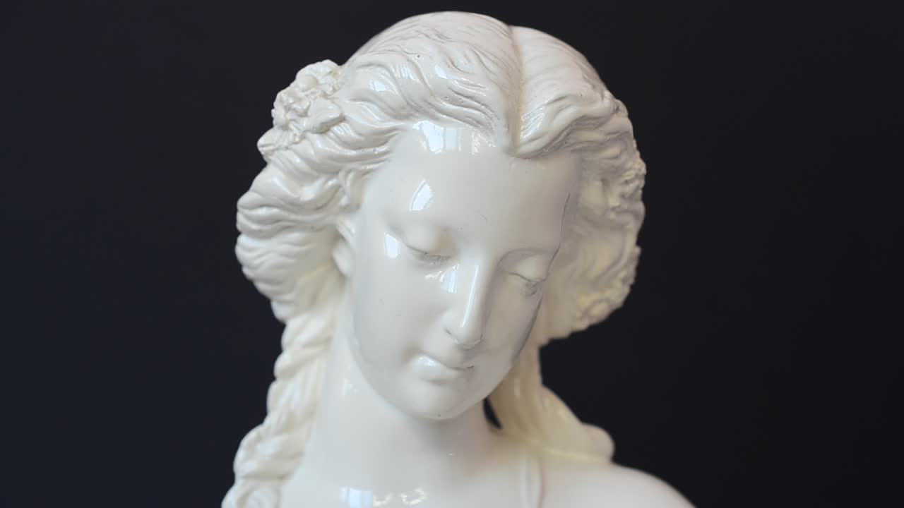 Buste af personen. Optagelse af en figur