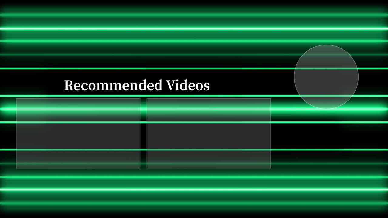 patrón de signo de neón tarjeta de finalización pantalla de finalización gráficos de movimiento