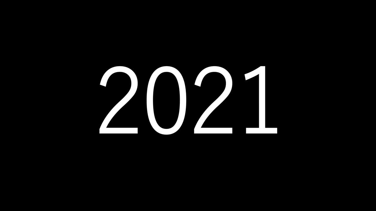 2021 animación de texto gráficos de movimiento