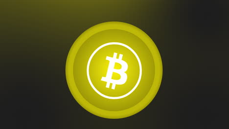 gráfico que muestra varias monedas criptográficas en las que la cámara se acerca a una moneda