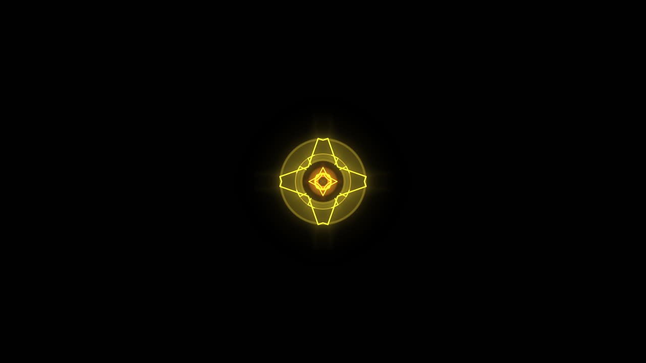 movimento forma geometrica al neon colorata nello spazio 15