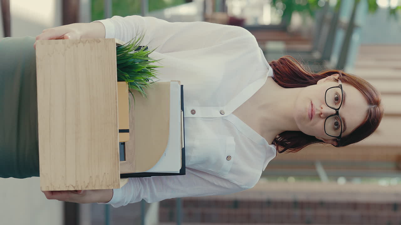 Woman Leaving Her Job