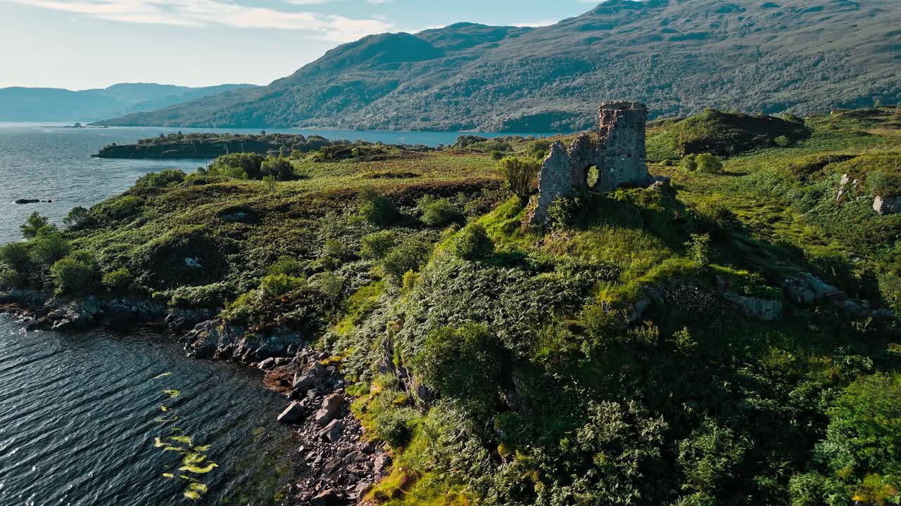 Castle Ruins on a Scottish Island