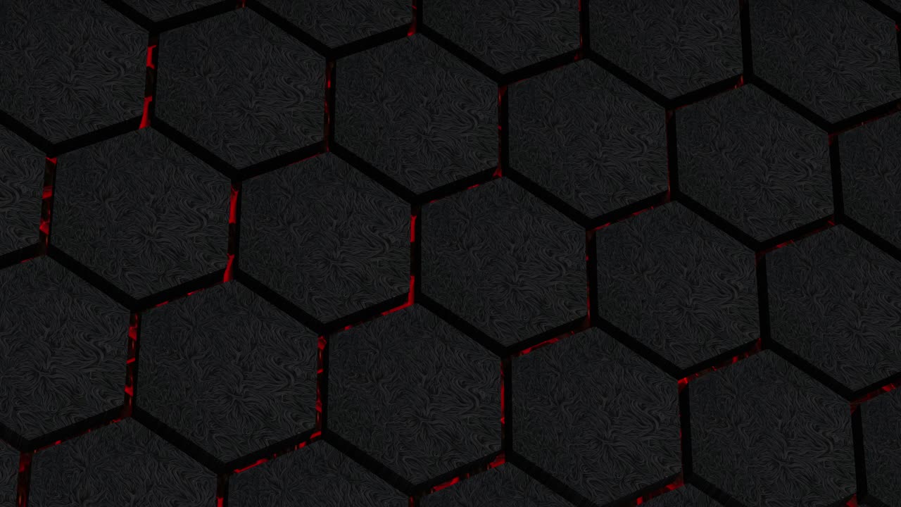 абстрактная шестиугольная анимация многоцветный рисунок 4k гладкая концепция