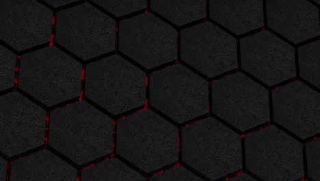 abstract hexagon animation multicolor pattern 4k smooth concept
