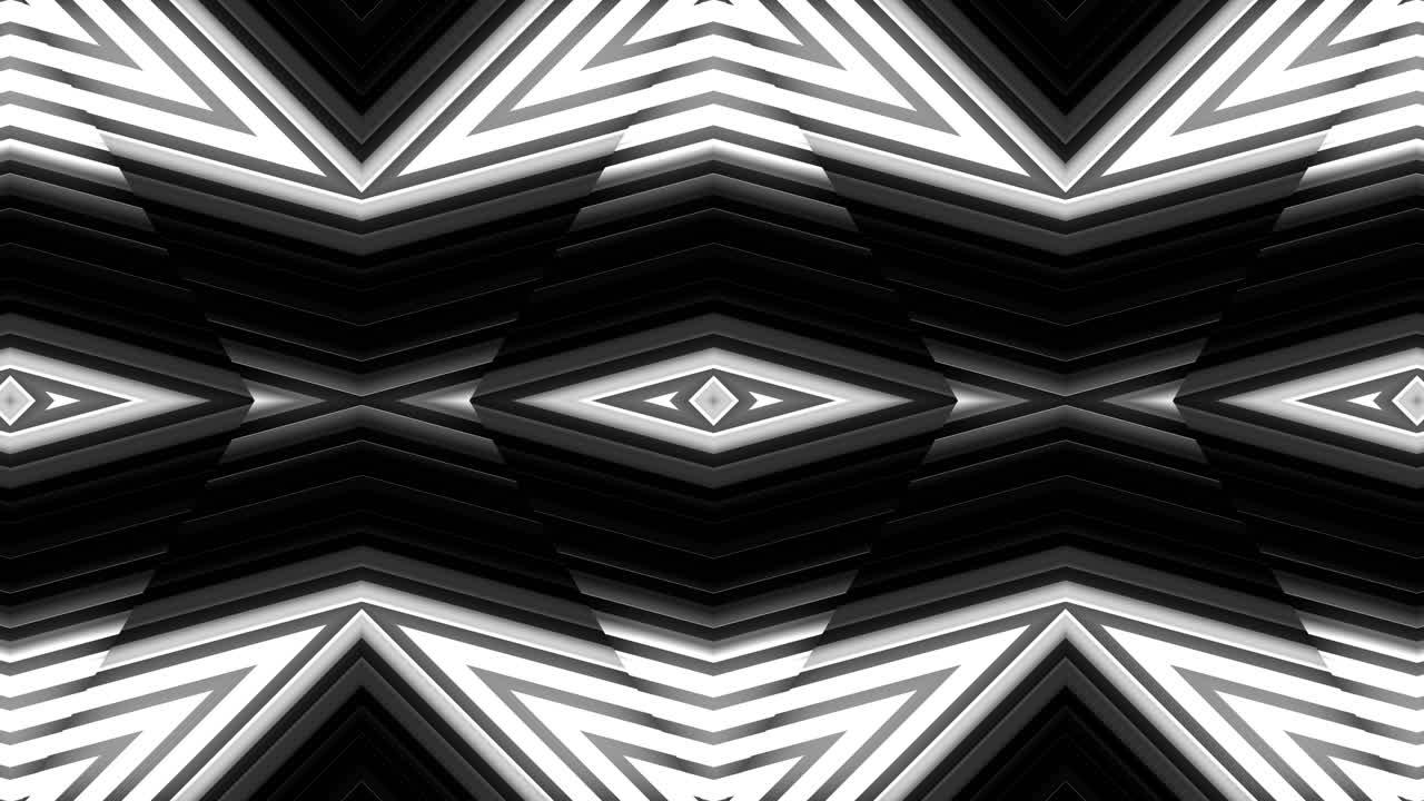 Geometric Black and White Pattern