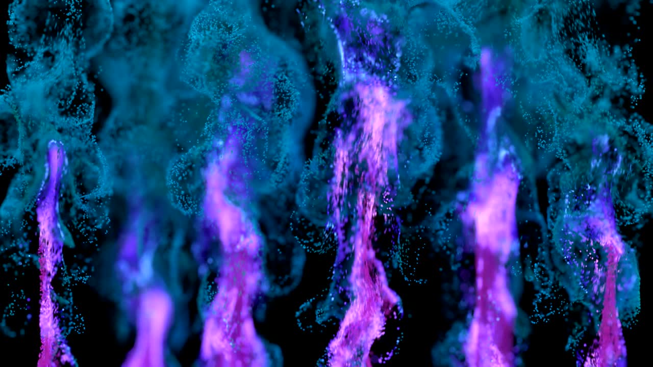 4K Abstract Particle Explosions.