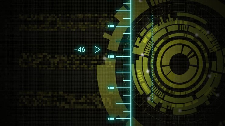 Animation of scope scanning over diagrams and data processing