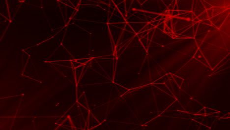 abstract red network pattern